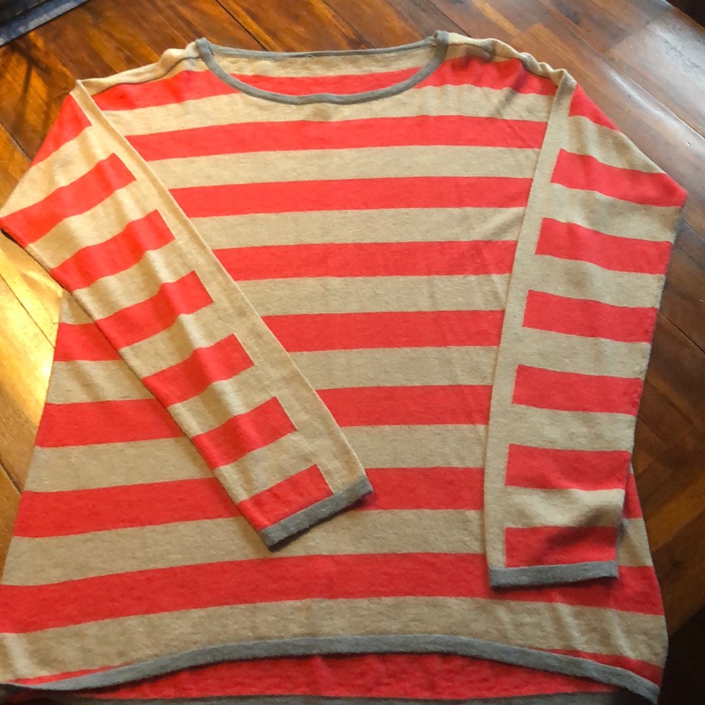 GORGEOUS Must see Stripes.. cashmere blend❤️Sz M